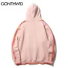 GONTHWID-Sudadera con capucha para hombre y mujer, ropa deportiva con estampado de grafiti, corbata de oso, estilo Harajuku, informal, estilo Hip Hop ► Foto 2/6