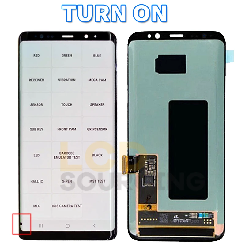 US $103.98 63 AMOLED LCD For Samsung NOTE 8 LCD Display N9500 N9500F N900D Touch Screen Digitizer For Samsung Note 8 Replace Small Dot