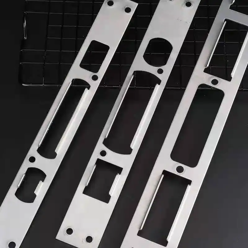 Stainless steel Door frame Edge buckle door lock guide pannel for lock body szie 24mm 30mm Anti-theft door body accessor