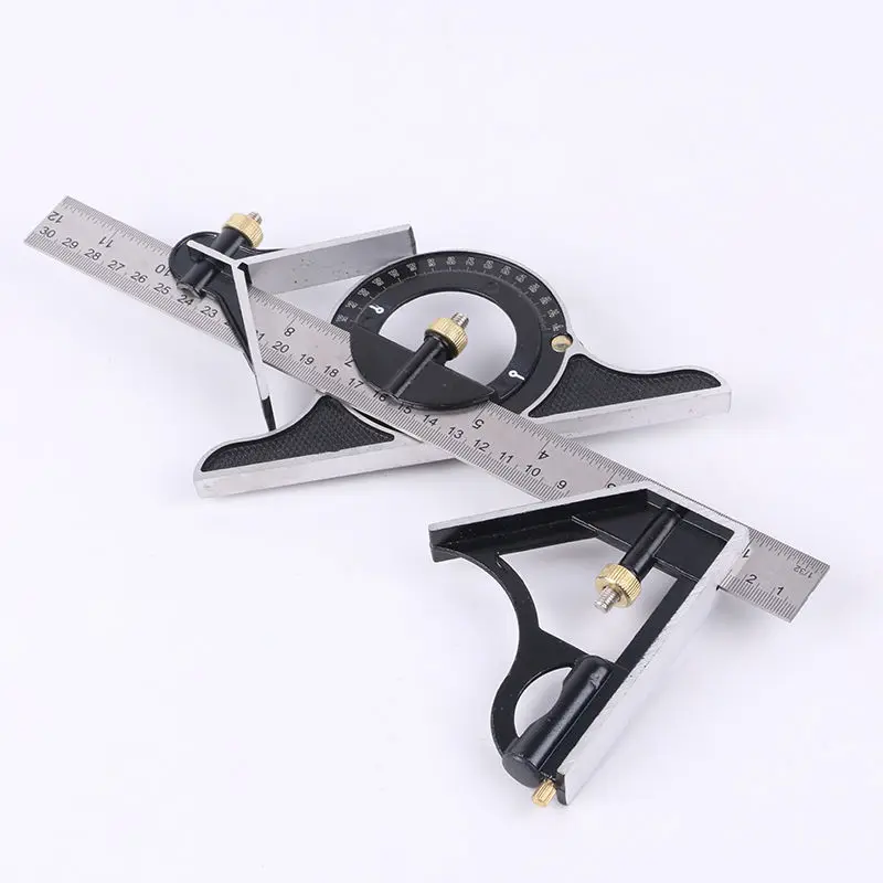 

Square 90-Degree Woodworking Thick Multi-functional Right Angle High-Precision Stainless Steel Universal Ruler Non-Combination A