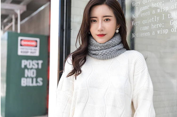 12 цветов Новый Модный зимний шарф женские шарфы теплый плотный бархатный