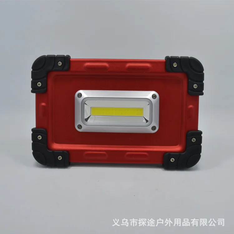 

Hand-Held Camping Tent Light High Brightness Cob Work Light Portable Spotlight Aluminium Alloy Rechargeable Lighting
