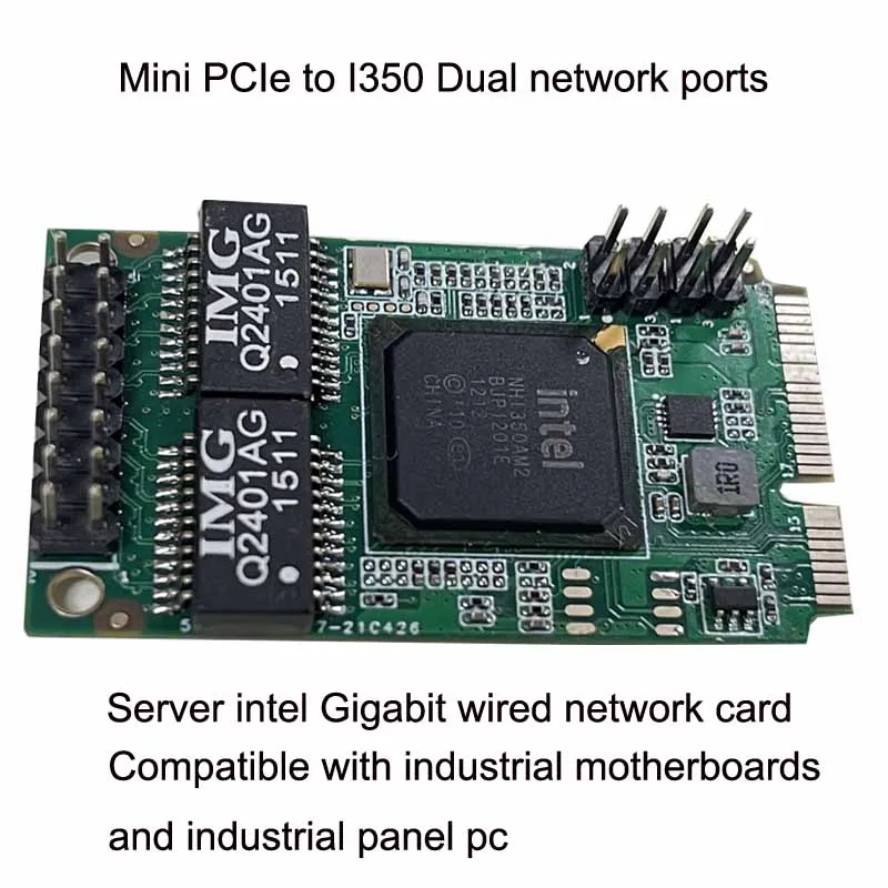 

Новый 2-портовый гигабитный LAN I350 PCIe мини-карта расширения