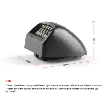 

Auto License Plate Light For Chevy Silverado GMC 1500 2500 3500 12V 6000K Bright white Replacement
