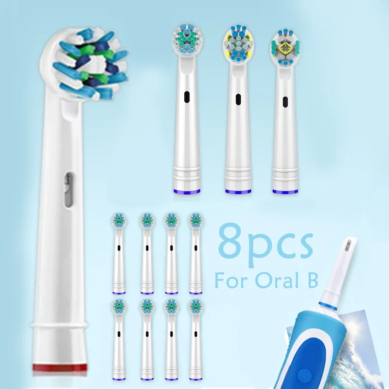 

8pcs Replacemen Toothbrush Heads for oral b tooth brush for Oral-B Electric Toothbrush Heads Tooth Brushes oral hygiene 5