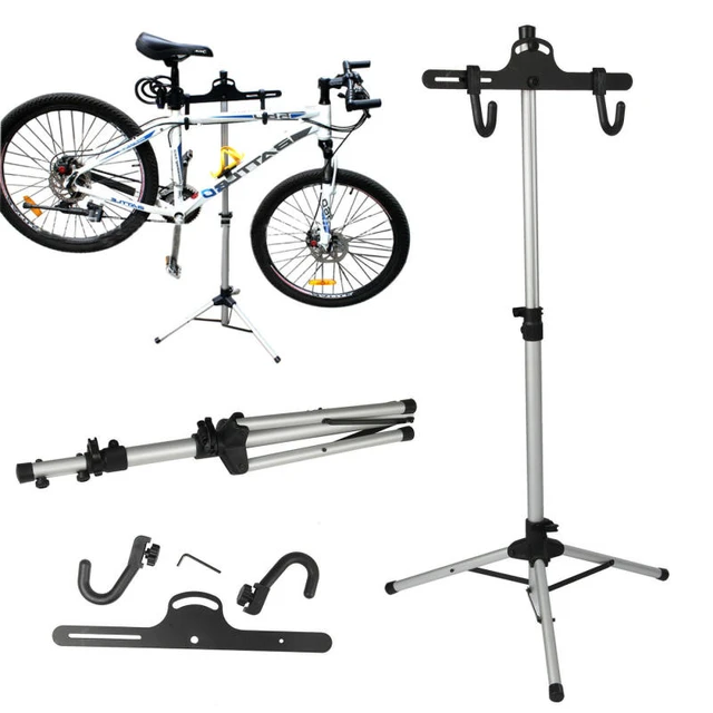 Soporte de reparación de bicicletas, soporte de pared, soporte de  reparación de bicicletas, altura ajustable, estante de mantenimiento de  bicicletas