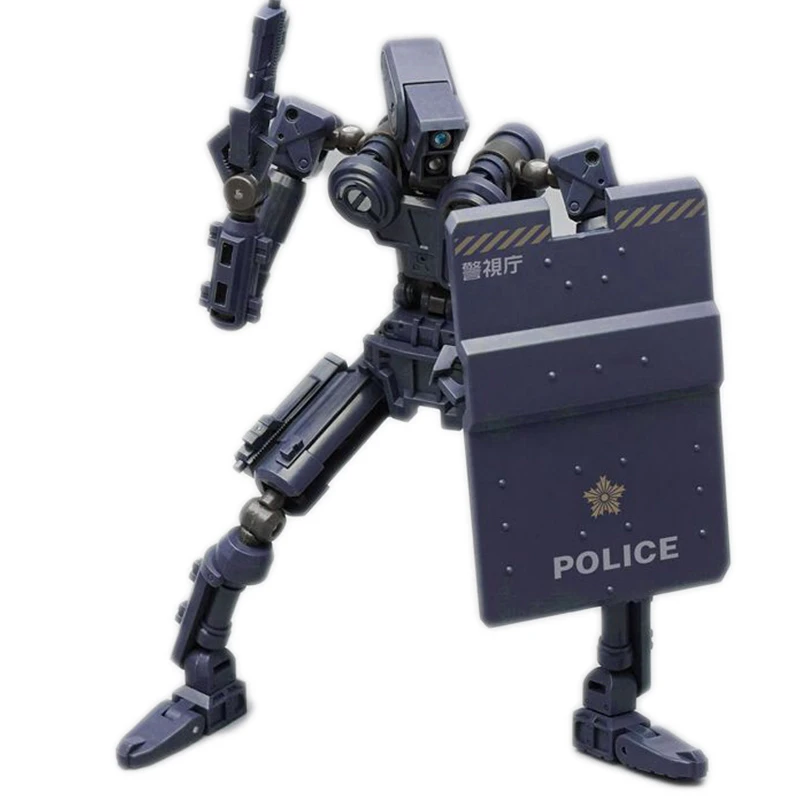 

E-BOX Sat-06 MFT Mech Gunpla Anime Movie Series Small action Figure Model Deformable Robot Car Plastic Toys for children