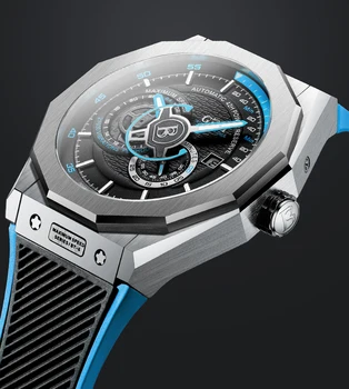 

German Brand Men Automatic Mechanical Watches 50ATM Sapphire Popular in Europe and America Watch Tritium gas Male Wrist watch
