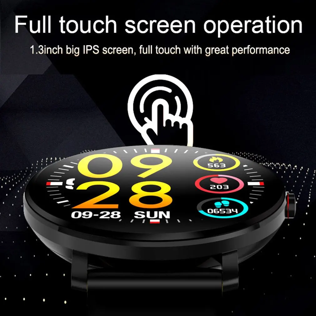 K9 Smart Horloge Ip68 Водонепроницаемый Прочный Спортивный Браслет с сенсорным экраном и ремешком на руку