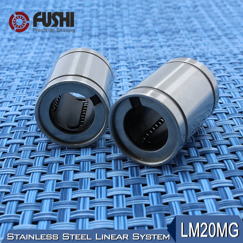 

LM20MG Linear Ball Bearings 20*32*42 mm (1 PC) Stainless Steel Resin Retainer Linear Bushing LMS20UU Shaft 20MM LMS20 MG Bearing