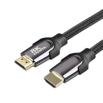 

8K 48Gbps 2.1 HDMI Cables 4K HDMI 2.1 Cable eARC Cabo HDMI 2.1 UHD Dynamic HDR HDMI 2.1 Cable for 8K QLED TV