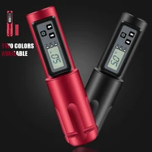 Yuelong Newest Wireless Tattoo Machine Cartridge Pen with LCD Display Rotary Tattoo Machine for Tattoo Artist Supplies