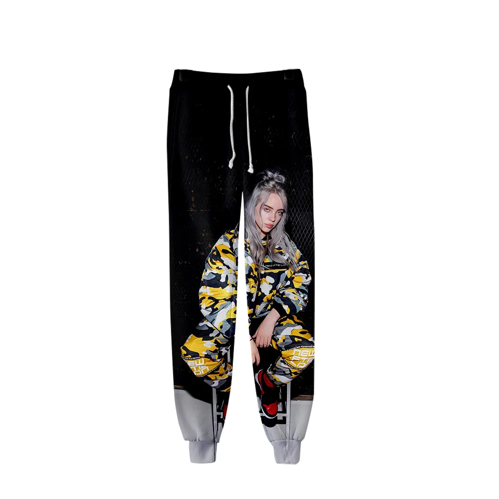 Новые billie eilish новые спортивные штаны унисекс модные популярные трендовые удобные повседневные штаны