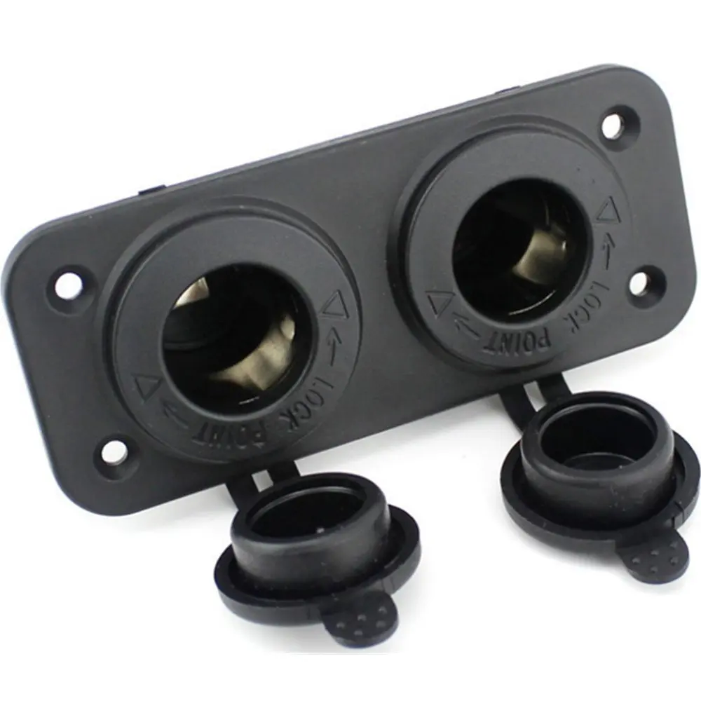 Двойной USB 12V авто мотоцикл Лодка Зажигалка Розетка