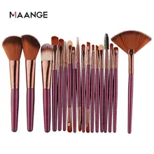 MAANGE 6/15/18/20 pièces pinceaux de maquillage ensemble d'outils cosmétique poudre ombre à paupières fond de teint Blush mélange beauté maquillage brosse Maquiagem