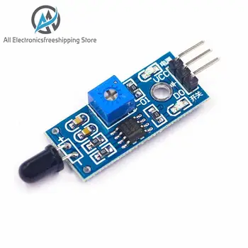 

IR Infrared 3 Wire Flame Detection Sensor Module IR Flame Sensor Module Detector Smartsense For Arduino