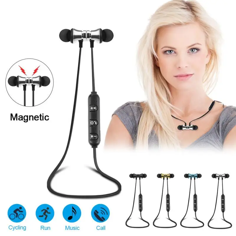 Беспроводные Bluetooth-наушники магнитные наушники с шейным ободом