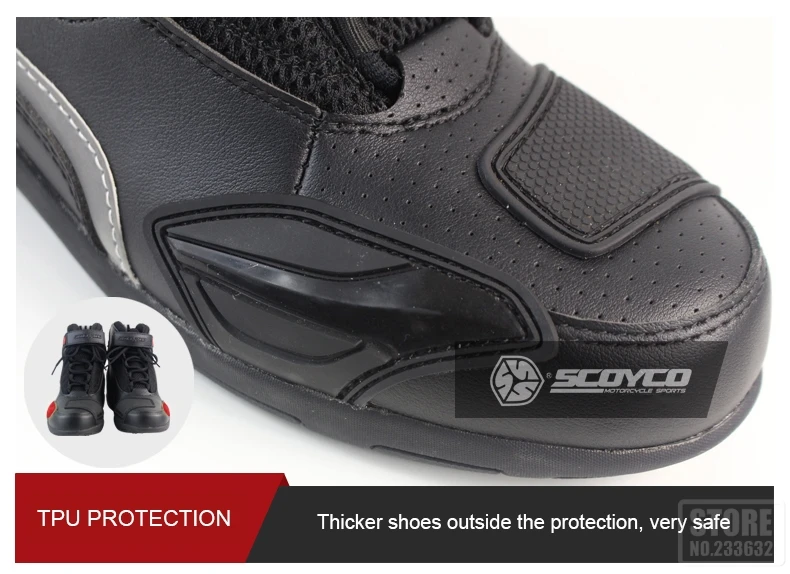 SCOYCO/мужские мотоциклетные ботинки; обувь в байкерском стиле; Moto Protion Botas; ботинки для мотокросса; байкерские гоночные ботинки для верховой езды