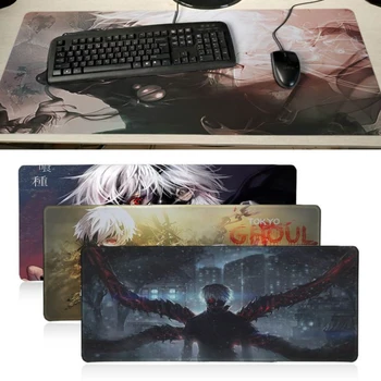 

boy gift Tokyo Ghoul 1 mouse pad gamer play mats BIG SIZE Rubber Game Mouse Pad for Dota2 Game Player