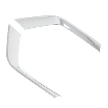 

Chrome Front Fog Light Eyebrow Foglight Foglamp Eyelid Cover Trims Frame Fit For Ford Explorer 2020 2021
