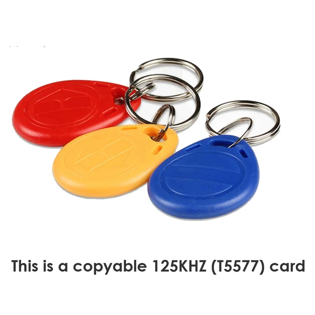 100Pcs/lot 125khz RFID T5577 Clone Keys Tag Duplicator Card EM5200 / EM4305 T5577 Rewritable Proximity Writable Rewrite Copy Key 2