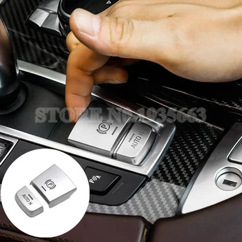 

For BMW 7 Series F01 F02 Inner Console Electronic Handbrake AUTO H Button Cover 2009-2015 2pcs Car Accessories Interior Car Trim