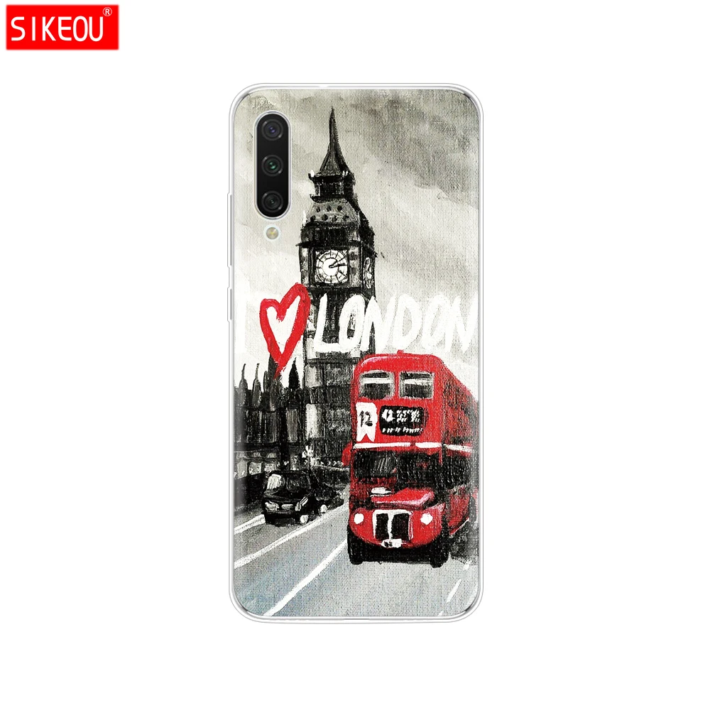 33719 Силиконовый чехол для Xiaomi mi A3, чехол с полной защитой, мягкая задняя крышка из ТПУ, чехол для телефона s для Xio mi A3, бампер, кошечка, цветок - Цвет: 33719