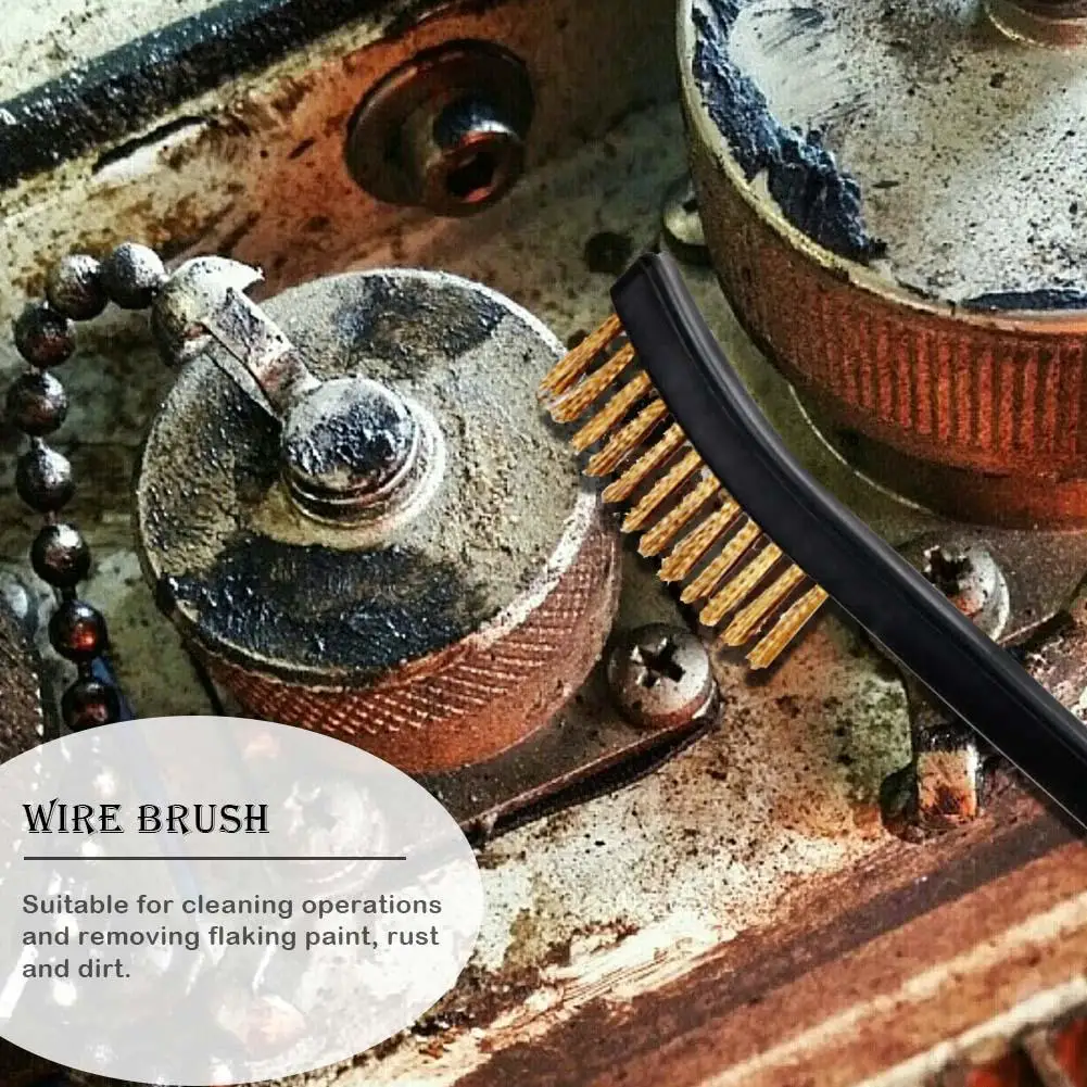3 шт. мини щётка из нержавеющей стали для удаления ржавчины|Чистящие щетки| |