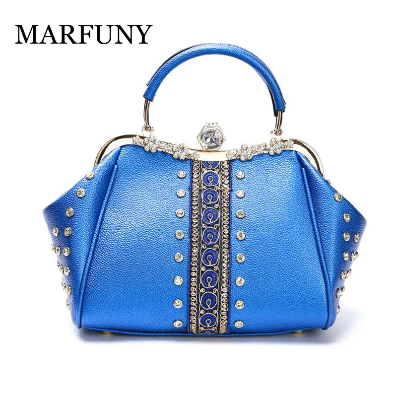 

Luxury Handbag Women Bags Designer Handbag Totes for Woman Diamond Patchwork Female Shoulder Bags Leather Wedding Purses
