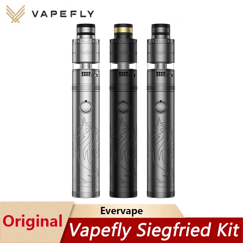 Vapefly-Kit de tubos de vapeo siegfrit 21700, alimentado por una sola batería de 21700/18650/20700 con 7ml opcional, siegfrit RTA
