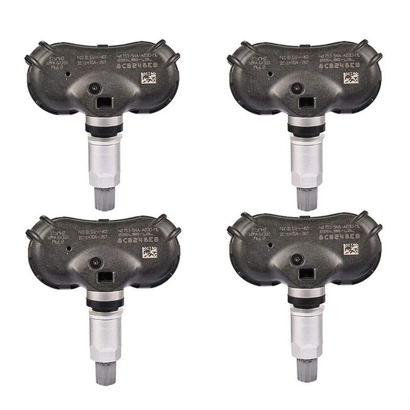 4 шт. датчик давления в шинах TPMS для Honda Odyssey Civic Odyssey 42753-SNA-A830-M1