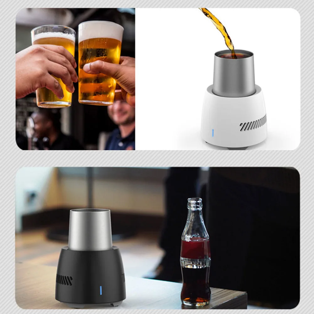 1pc Beverage Fast Cooler Cup Electric Beer Bottle Can Water Soda Drinks Cooling Mug Beverage Cooler Cooling Tools drink cooler beer bottle cooler beer cooler