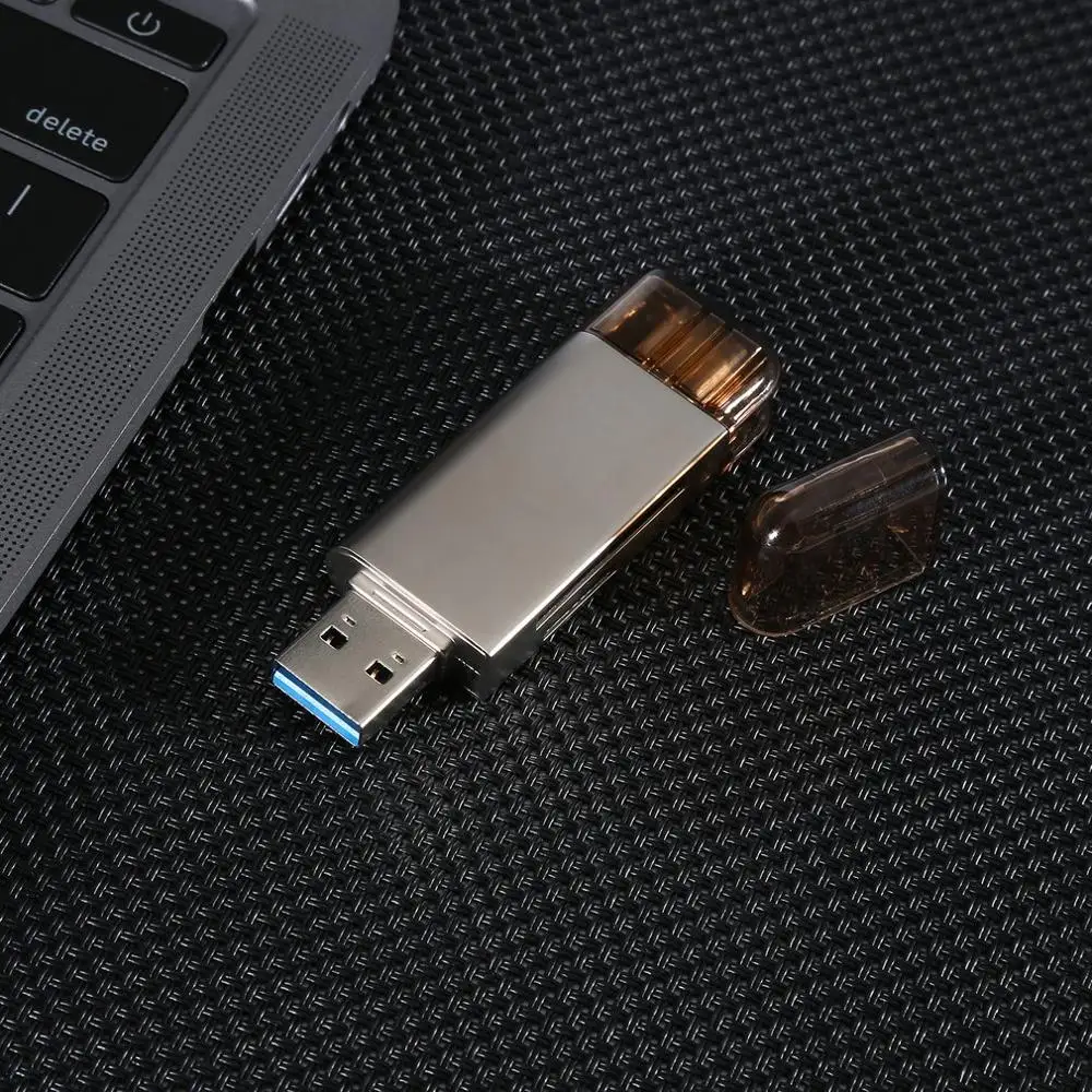All in 1 Metal USB 3.0 Card Reader High Speed SD TF Exquisite Memory Card Reader OTG Type C Card Reader Micro USB SD Adapter
