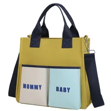 Sac à main à une épaule pour maman et bébé, 25x23x12CM, léger, pour voyage en plein air, sacs de poussette multifonctionnels