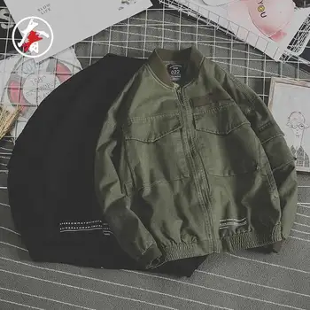 

Army Military Jacket Men Big Size Bomber Casual Japanese Streetwear Autuam Man Jacket Spring Pocket Casaco Masculino Tops 50