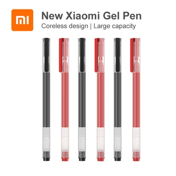 

Xiaomi Original Gel Pen 4 Times The Ink Capacity Without Refill Design Spring Bullet Pen No Ink Leakage Study Office Supplies