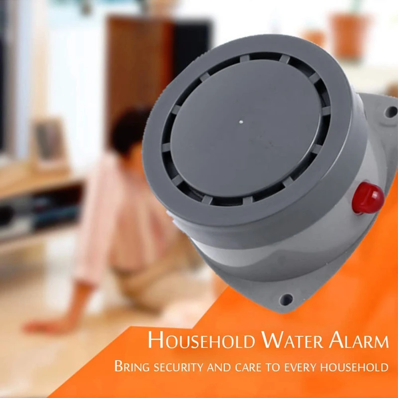 Подвальный детектор утечки воды, Датчик потока для обнаружения утечки воды, 110 дБ, беспроводной, водонепроницаемый и на батарейках