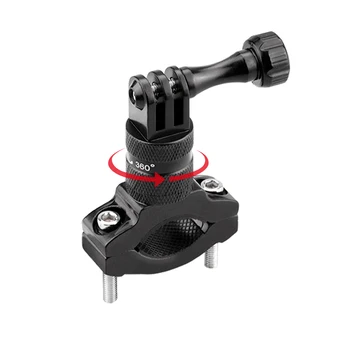 

Newest Bicycle Motorcycle Handlebar Aluminum Clip Bracket Holder Suitable for Osmo Action/ for GoPro Hero 5 6 7 8 Sports Camera
