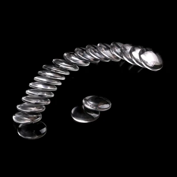 

10 Pairs/lot DIY Modified clear color Transparnt Glass Eye Chips For Blyth Doll Eye Accessories Parts