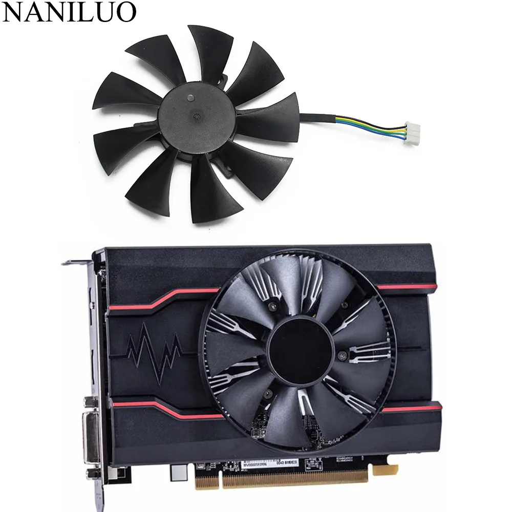85 мм GA91S2H 4PIN RX 550 GPU VGA альтернативный кулер для Видеокарты Radeon SAPPHIRE RX550 PULSE