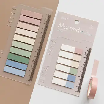 

1PCS Random Color PET Waterproof Planner Stickers Supplies Bookmark School Notes Stationery Sticky E6E3