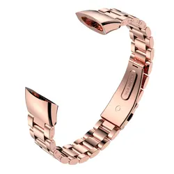 Elegant Milanese Metal Bracelet Strap for Honor Band - Smart Wristband Replacement (Rose Gold-Honor 3)