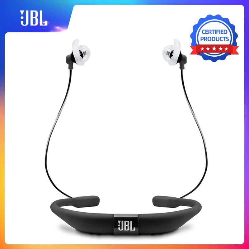 Беспроводные спортивные наушники JBL Reflect Fit с шейным ремешком Bluetooth пульсометром