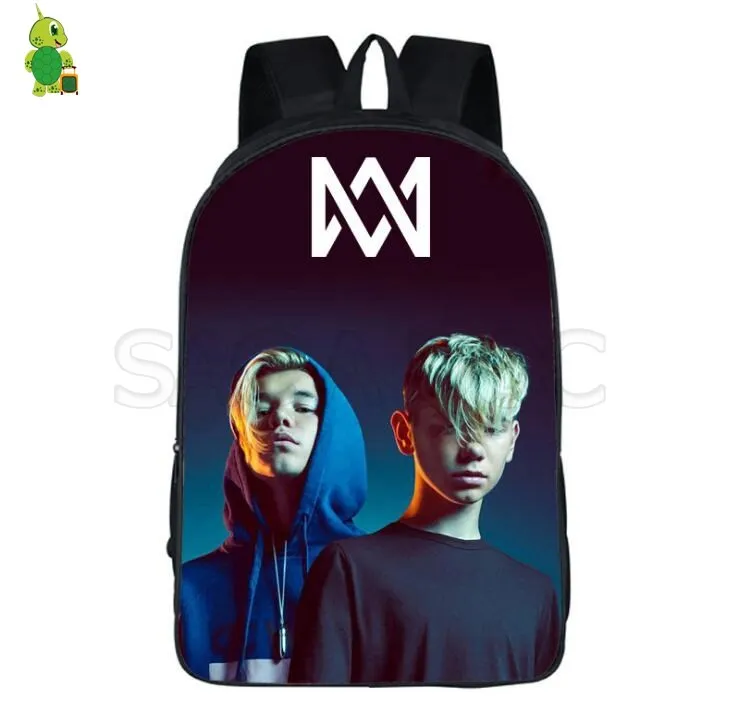 1 Mochila Маркус и Мартинус рюкзак для женщин школьная сумка для подростков девочек мальчиков Водонепроницаемый модный рюкзак для путешествия Сумка - Цвет: 1
