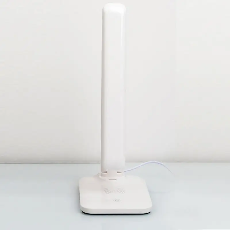 1 шт., светодиодный Настольный светильник, USB, беспроводная, сенсорная, регулировка яркости, настольная лампа, зарядка для телефона, Rotable, 270 градусов, настольная лампа