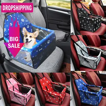 

2 In 1 Car Front Pet Car Seat Cover Waterproof Puppy Basket Anti-Silp Pet Car Carrier Dog Cat Car Outdoor Travel