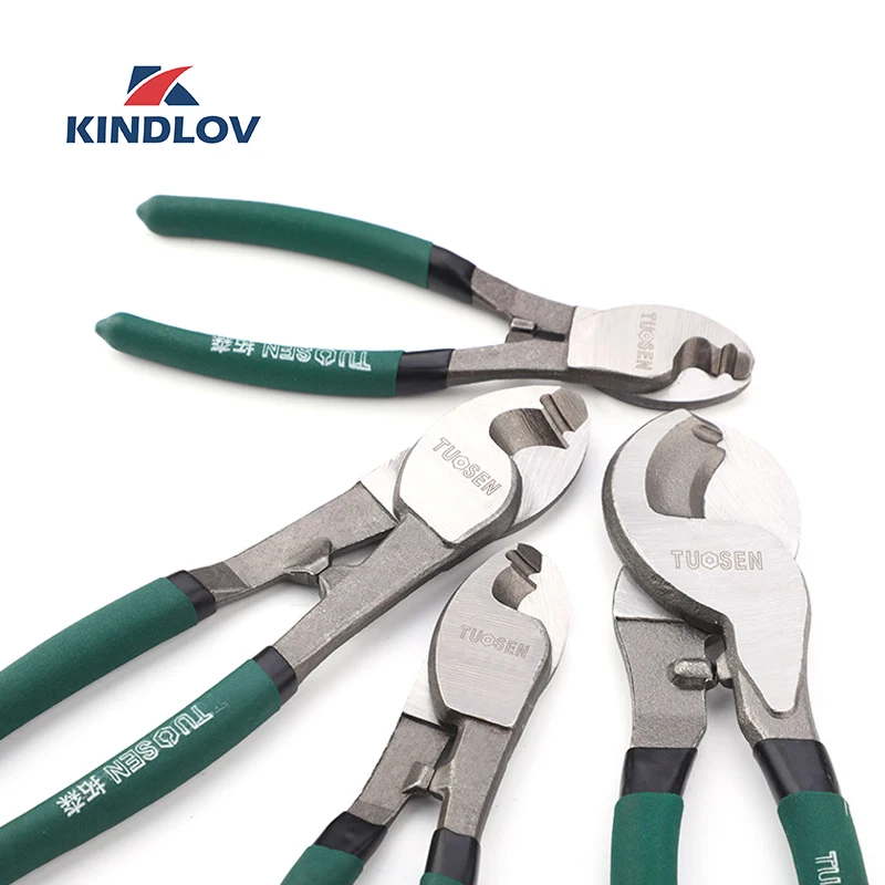 

KINDLOV Cable Cutter 6/8/10 Inch Wire Stripper Multitool Cable Stripping Cutting Pliers Set Alicate For Electricians Hand Tools
