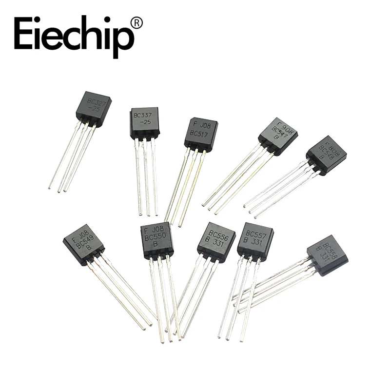 100pcs/lot BC558 to92 PNP pnp transistor 0.1A 30v power transistors kit