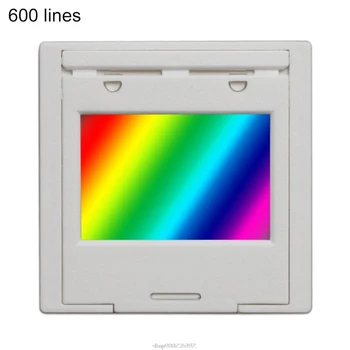 

Diffraction Grating 50/100/300/600 line 2mm Transmission Grating Spectrophotometer Optical teaching experiment S29 20 Dropship
