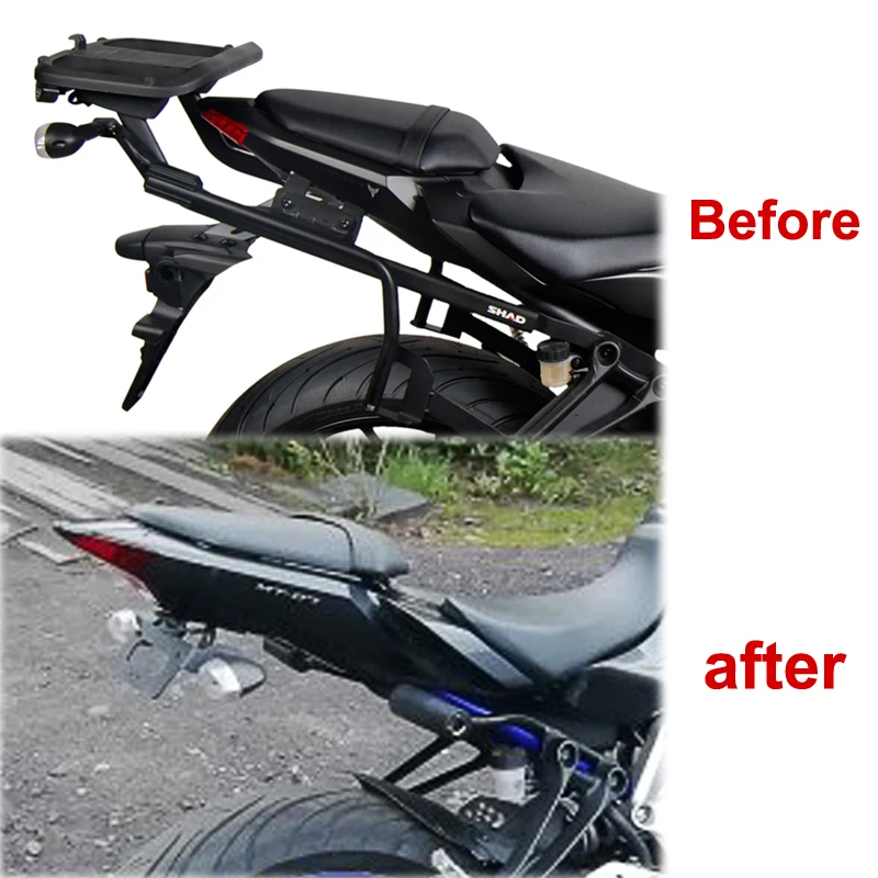 Подходит для Yamaha MT 07 FZ MT07 2014 2020 Номерного Знака Держатель Кронштейн задние